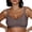 Gray, variant on Women's Wireless Jelly Bra, V Mesh Comfortable Bralette, Supportive T-shirt Bra, No Underwire, Seamless Push Up Everyday Bra, Sizes S to 3XL