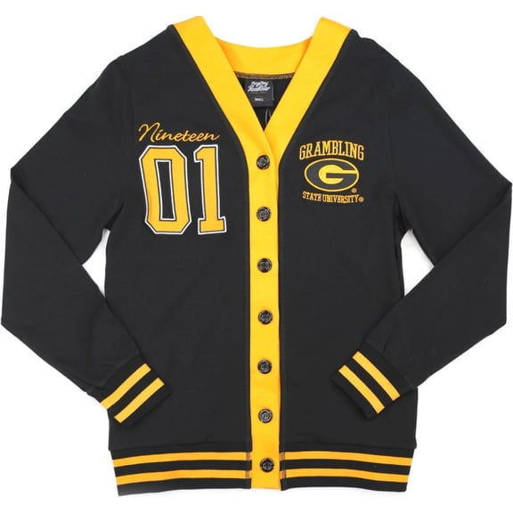 Big Boy Grambling State Tigers S10 Womens Cardigan [Black - M]