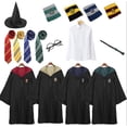 thumbnail image 2 of Disfraz de Harry Potter para niños y adultos, Hufflepuff Slytherin Cloak, uniforme escolar de Hermione, disfraz de Halloween para hombres y mujeres, 2 of 4