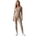 thumbnail image 1 of Conjunto Mujer 2 Piezas Blusa Manga Larga Y Pants Ajuste Cómodo Casual, 1 of 5