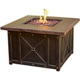 thumbnail image 5 of Hanover Outdoor Stone Harbor 5-Piece Fire Pit Lounge Set, Desert Sunset, 5 of 8