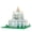 Smolny Cathedral, variant on Home Decoration Collectibles Micro Mini Blocks, Football Stadium Series Model Mini Building Blocks Architecture Model Building kit Collectibles Decor