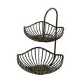 thumbnail image 2 of TISHITA Metal Fruit Basket Fruit Bowl Kitchen Modern Countertop Efficient Organization Black Decorative Veggie Holder Stand Organizer 20cmx30cm, 2 of 8