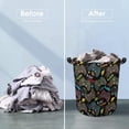 thumbnail image 4 of Cesta de ropa para niños: cesto plegable con temática de videojuegos y organizador de juguetes, ideal para decorar el dormitorio, el baño y la sala de juegos., 4 of 6