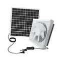 thumbnail image 4 of Ventilador de ventilación solar, extractor de aire de 12 V con caja de obturador de alta velocidad para 8 pulgadas, 4 of 9