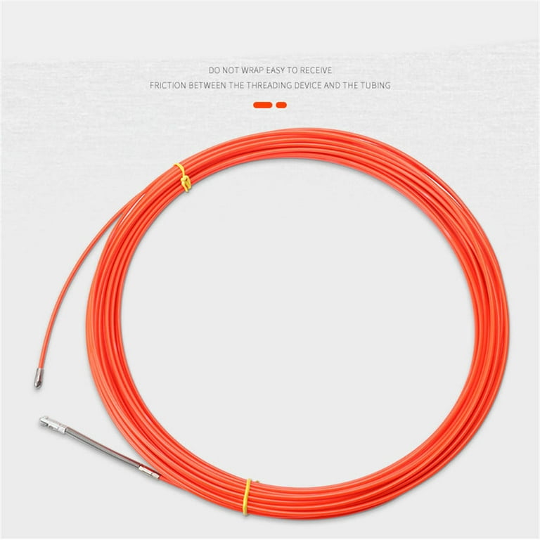 5m-30m Flexible Wire Cable Rod Electrician Push Puller Duct Fish Cable Tape  Tool 