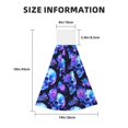 thumbnail image 3 of Sikiie cool crystal Skull flower Hand Towel with Loop Hanging Towel Absorbent Tie Towels for Kitchen Tea Bar Bathroom Decor, 3 of 7