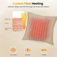 thumbnail image 4 of NIUBWJL USB Heated Pillow With Three Rank Temperature Adjustment Heating Pillow And Backrest, 4 of 5