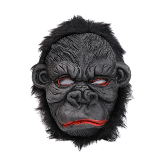 Realistic Orangutan Face Mask For Halloween And Cosplay Events Featuring Comfortable Material 1Pack