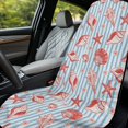 thumbnail image 3 of XYZCANDO Nautical Seashell & Starfish Print Washable Car Seat Towel Protector for Running Beach, Lightweight Non-Slip Car Seat Towel Cover, 3 of 8