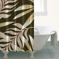 thumbnail image 5 of Palm Inspired Shower Curtain Tropical Leaf Waterproof Bathroom Curtain 36x72 Inches Fade-Resistant Quick Dry Hotel Style, 5 of 5