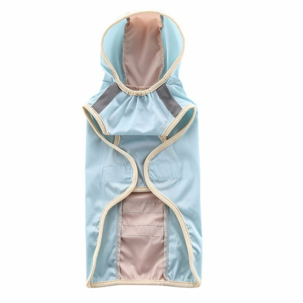 Fiudx Impermeable para Perros Grandes, Diseño Transparente, Reflectante, Impermeable y Ligero, Protege a Tu Mascota de La Lluvia, Plegable para Fácil Almacenamiento, Disponible En Varias Tallas, Xs-4