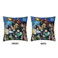 thumbnail image 3 of My Hero Academia Throw Pillow Covers, Anime Pillow Cases, Cushion Covers 18 X 18 Inch Square Pillow Protectors For Sofa Couch Bedroom Car Chair Home Decor, 3 of 9