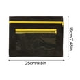 thumbnail image 3 of Three Hole Cloth Pencil Case Double Layer Mesh Large Capacity Zipper, 3 of 6