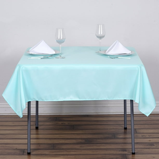 Efavormart 54x54" LIGHT BLUE Wholesale Linens Seamless Polyester Square