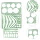 thumbnail image 2 of 4pcs plantillas de dibujo geométrico escamas arquitectas de bricolaje reglas de medición, 2 of 5