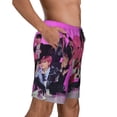 thumbnail image 3 of Stray Kids Men's Swim Trunks Quick Dry Beach Board Shorts with Pockets Mesh Lining Bathing Suits, 3 of 7