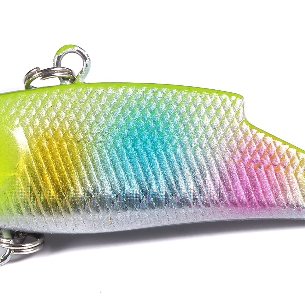 HENGJIA Fishing Lures for Bass, 10PCS Lipless Crankbaits Minnow VIB Hard Baits Long Casting Sinking Fishing Lure for Saltwater Freshwater Bass, Redfish, Trout, Walleye