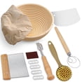 thumbnail image 1 of Kit de canasta de fermentación para pan redonda de 23 cm con herramientas Swice, 1 of 8