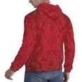 thumbnail image 6 of Goofa Vintage Burgundy for Men's Hooded Sweatshirt - Lightweight Pullover Hoodie with Kangaroo Pocket, Perfect for Everyday Wear-Large, 6 of 7