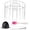 A002- Color B (With Gift Set), variant on Air Fryer Skewer Stand Stainless Steel Vertical Bbq Rack 8 Inch Round Roasting Stand with 48 Iron Skewers for Oven Home Kitchen Cooking Accessories