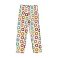thumbnail image 5 of Xecao Colorful Donuts Men's Straight Lounge Pajama Pants: The Ultimate in Comfortable Sleepwear, 5 of 9