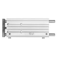 thumbnail image 1 of Pneumatic Air Cylinder Thin with 3 Guide Rod Aluminium Alloy Hardware MGPM12X100, 1 of 11