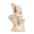 thumbnail image 1 of Estatua de hombre pensador perfecl Auguste Rodin sentado Arena, 1 of 6