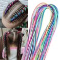 thumbnail image 2 of Trenzas de pelo de colores para niña y mujer, mechones de cuerda para trenzas africanas de 4 a 30 piezas, accesorios para el cabello, 90cm, 2 of 4