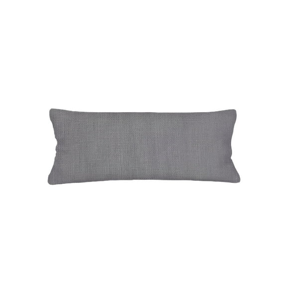 So Soft Linen Classic Grey Pillow 14x40 Cover Only
