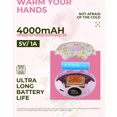 thumbnail image 2 of FrSara Electric Hand Warmers, 4000mAh Rechargeable Hand Warmers, Smart Chips 10Hrs Long Safe Heat, Portable Pocket Heater, Gifts for Christmas, 2 of 5