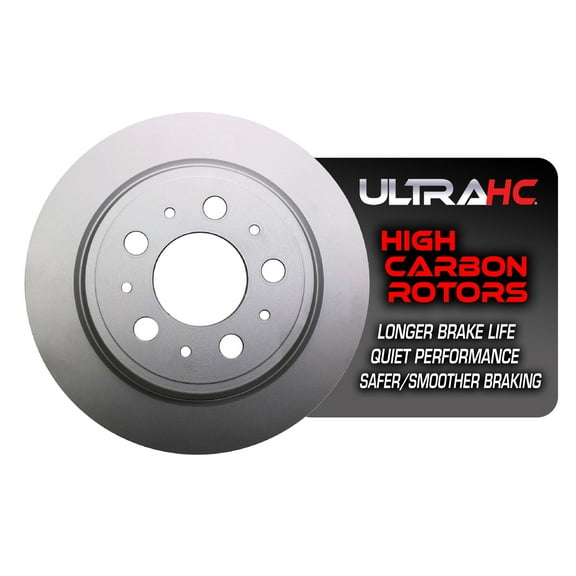 UltraHC Coated High Carbon Brake Rotor, Rear UR000180, Volvo S60 2009-2001