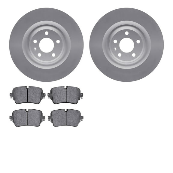 Dynamic Friction Company Rear Geospec Brake Rotors with 5000 Advanced Brake Pads 4502-73165
