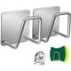 thumbnail image 1 of 2 soportes de esponja ESINAM para fregadero de cocina, soporte de esponja pequeño adhesivo fuerte, carrito para fregadero de cocina resistente al óxido e impermeable, tamaño mínimo, acero inoxidable S, 1 of 5