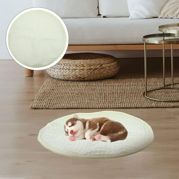 RKSTN Cat Bed Pet Ice Pad M Diameter 40cm Yellow