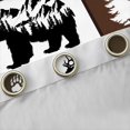thumbnail image 4 of jejeloiu Safari Animal Bear Black Out Curtains,Bear Elk Silhouette Curtains Pack of 2 (42x63 Each),Nature Mountain Landscape Bedroom Curtains For Boys Kids,Microfiber Bedroom Decor, 4 of 6
