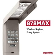 LiftMaster 878MAX Garage Door Keypad Wireless and Keyless Entry System for Easy Entry