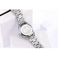 thumbnail image 4 of Womens Rhinestone Quartz Watch Ladies Dress Waterproof Stainless Steel Wrist Watches, 4 of 6
