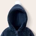 thumbnail image 7 of YDFCWXW Baby Girl Winter Hooded Jumpsuit Romper Baby Warm Snowsuit Clothes Set (Navy, 18-24 Months), 7 of 7