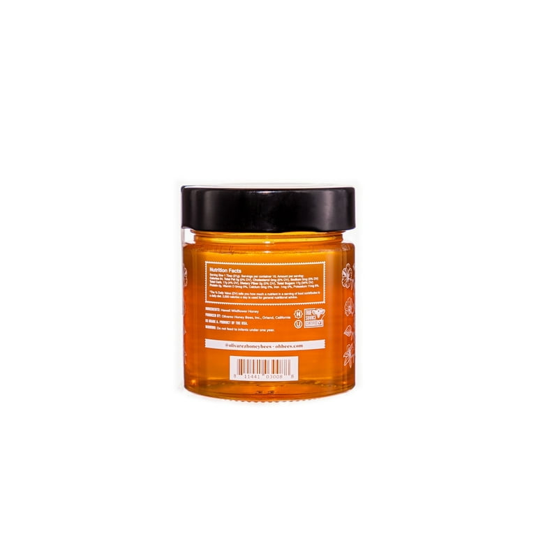OHB Chico Honey Company, Hawaiian Wildflower Honey, 12oz , Jar