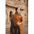 thumbnail image 3 of Pakistani Indian Stylish Designer Cotton Shalwar Kameez Plazzo Pant Suits ( Yellow, 3XL - 48 ), 3 of 5