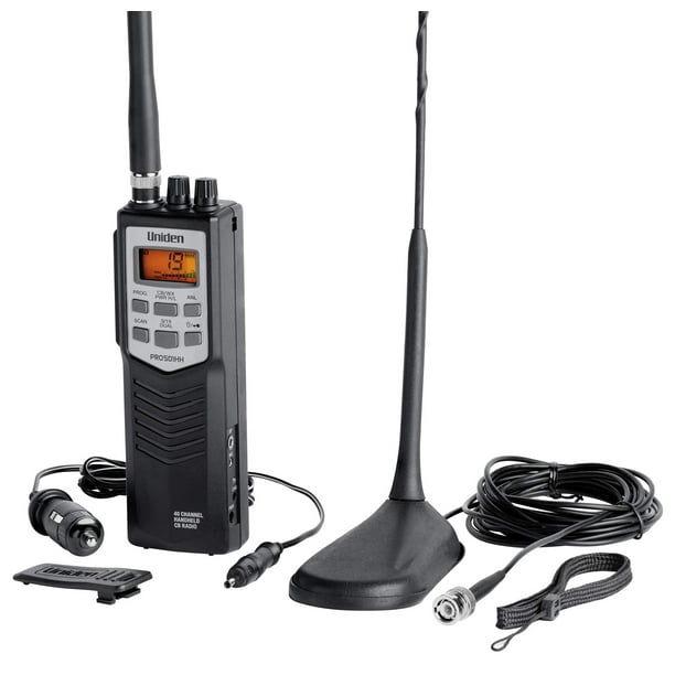 Radio CB Uniden PRO501TK Pro Series portátil de 40 canales