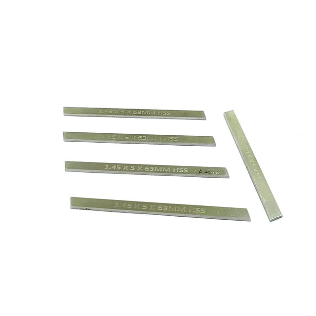 Set of 5 HSS Spare Parting Blades for Mini Cut Off Tool Holders 6,8, 10 mm Shank Sizes