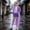 Purple, variant on EDHITNR Thickened Reusable EVA Raincoat, Extended Length Waterproof Rain Jacket with Cuff Closure, Portable Foldable Rain Poncho for Adult Outdoor Hiking Travel Camping, Black