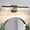Black, variant on KAISITE Modern Black Bathroom Light Fixtures 24 inch Dimmable Metal Wall Sconce over Mirror LED Vanity Light for Restroom Mirror 3000K Warm White Light