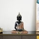 thumbnail image 3 of Estatua de Buda de Resina, Adornos Modelo de Buda Estatuilla Colección sanía de Budismo Oriental para Decoración de , Postura negra sentada C Soledad Estatua de Buda de resina, 3 of 8