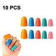 thumbnail image 2 of 10 Pieces Rubber Fingers, Non-Slip Fingertips Thick Reusable Finger Protector Left and Right Fingers For Beginners to Practice Playing The Piano, Guitar Accessories, 2 of 9