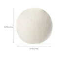 thumbnail image 3 of DPTALR Convenient Laundry Wool Dryer Balls - A Natural Fabric Softener That Is Reusable Reduces Wrinkles In Clothes And Saves Drying Time, 3 of 8