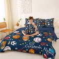 thumbnail image 3 of Feelyou Kids Football Twin Bedding Sets 7pcs, Rugby Sport Bedding Comforter Set, 3 of 7