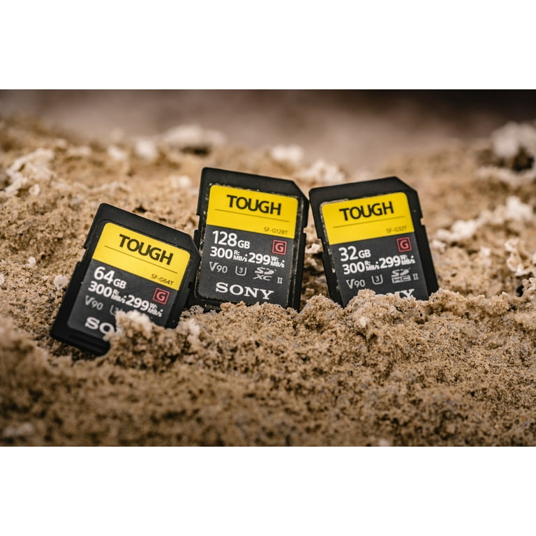 Sony 128GB UHS-II Tough G-Series SD Card with Dual-Slot Card